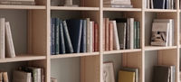 Floor to Ceiling Library Bookshelves in Solid Wood