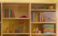 Solid wood Children's Bedroom - Playroom Storage.