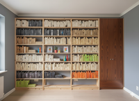Made to Measure Bookcase Alternative in Solid Wood