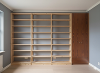 Made to Measure Bookcase Alternative in Solid Wood
