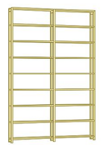 Tall Shelving in Solid Wood