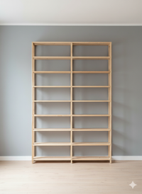 Tall Shelving in Solid Wood