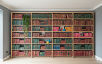 Built In Bookcase Alternative in Solid Wood