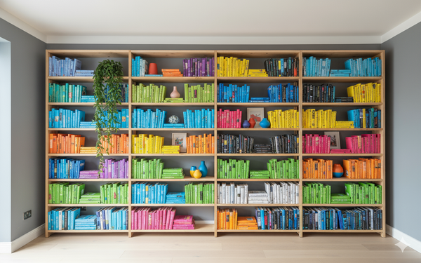 Built In Bookcase Alternative in Solid Wood