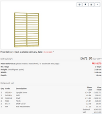 CD Storage Shelving in Solid Wood, 164cm wide, 218cm tall & Customisable