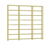 Wooden Bookcase, Customisable and Modular