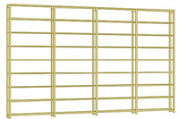 Library Shelving in Solid Wood