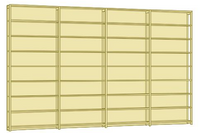 Library Bookcase in Solid Wood