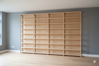 Library Bookcase in Solid Wood