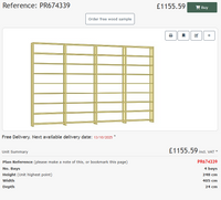 Bookshop Shelving in Solid Wood