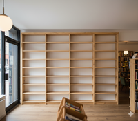Bookshop Shelving in Solid Wood