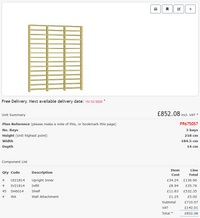 Large CD & DVD Storage Shelving in Solid Wood, 184.5cm wide, 218cm tall & Customisable
