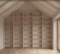 Solid wood sloping - Eavas Stotage  - Bookcase - Bookshelves - Shelving System